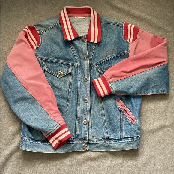 Vintage Staff Sport Denim Varsity Jacket, Size M - Picture 11 of 11
